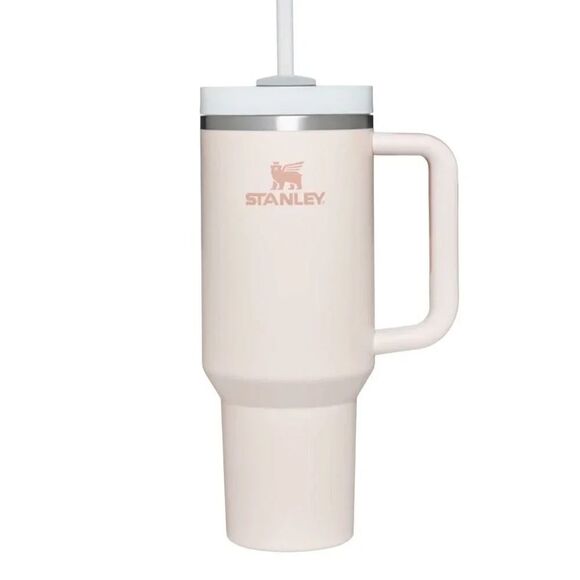 STANLEY THE QUENCHER H2.0 FLOWSTATE™ TUMBLER 40 OZ ROSE QUARTZ - Picture 1 of 9